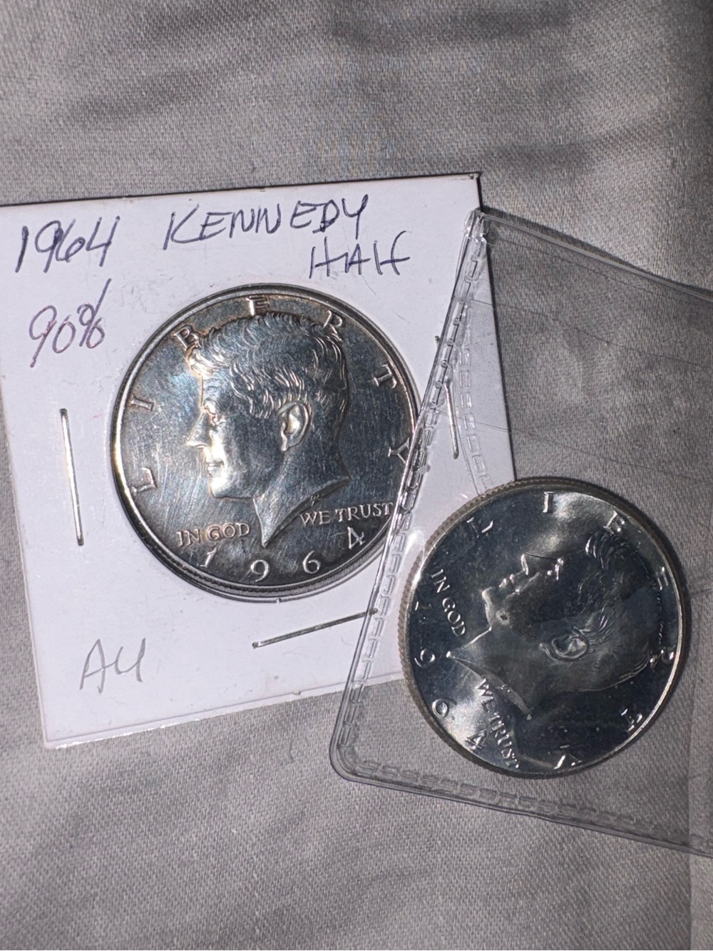 1964 Kennedy Half Dollar - 90% silver  Coins